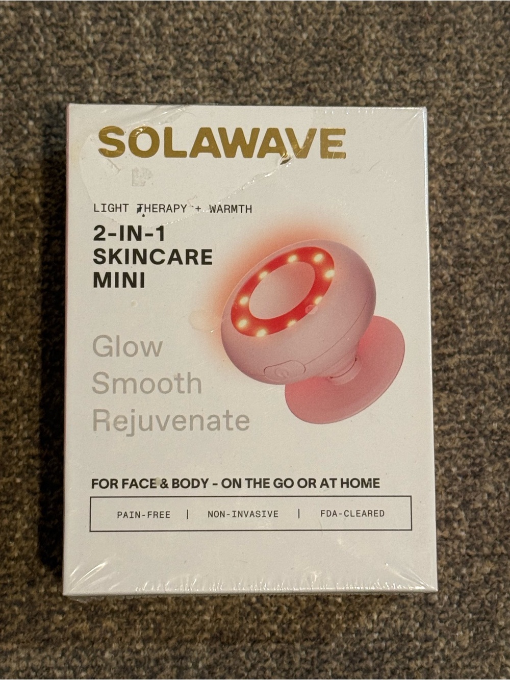 NEW Solawave 2-in-1 Skincare Mini — Pink Light Therapy Device